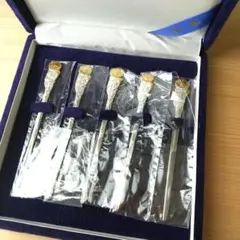 和光　純銀　銀製　菓子楊枝　菓子切り　フォーク　5本セット 2025年最新】菓子切り 銀の人気アイテム - メルカリ
