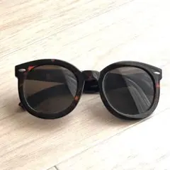 BEAMS HEART サングラス　鼈甲　ブラウン　ボストン