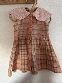 BONJOUR DIARY Ibiza Top Rainbow Check 2y