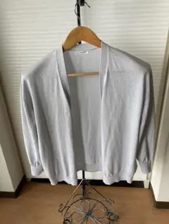 【値引きしました】レディース　カーディガン　シルバー　ラメ