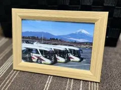 富士山と高速バス　はがきカード