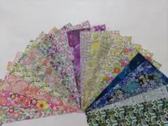 ⑮リバティ　10x20cm　20枚セット　古い柄