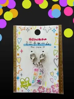 平成ギャルカルチャーミニチャーム 2個セット カラフル