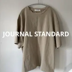 ジャーナルスタンダード メンズ　半袖　オーバーサイズ　ベージュ　L