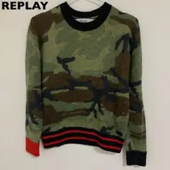 REPLAY リプレイ　ニット　長袖　S