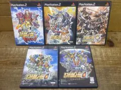 中古プレステ2 スーパーロボット大戦シリーズ５本セット 2005年 動作未確認