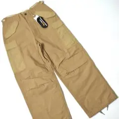 未使用3.4万 ナナミカ カーゴパンツ 0 レディース ベージュ SUCS303