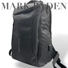 【美品】MARC RYDEN リュック　バックパック　ブラック　ビジネス　大容量
