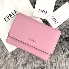 新品☆FURLA フルラ ライトピンク バニラ レザー 折り財布