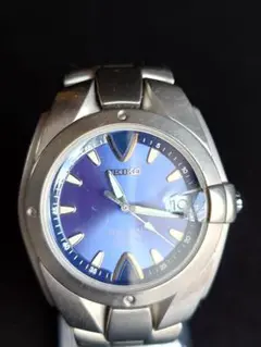 【稼働品】SEIKO セイコー 8F32-00J0 TITANIUM カレンダー WTS] Seiko Perpetual Calendar Titanium Watch (Ref. 8F32-00J0