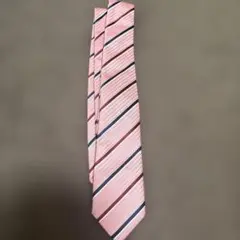トップバリュ ストライプ ネクタイ ピンク