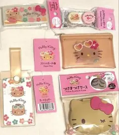 【ラスト①】日焼けキティ　5点セット ハローキティ　ダイソー　セリア　キャンドゥ