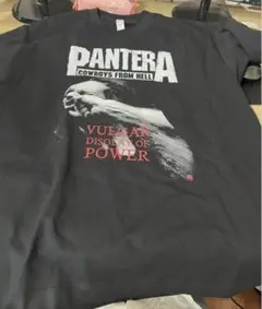 年中活躍★パンテラロックバンドTシャツお出かけ普段着最適