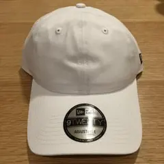 新品未使用　New Era 9TWENTY ホワイト　キャップ　無地