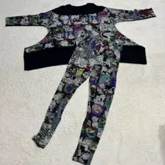トクコプルミエヴォル　黒　上下セット　 9号　総柄