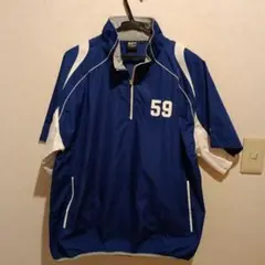 新品未使用　ゼット 野球 半袖ハーフジップジャンパー