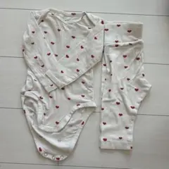H&M ハート柄ロンパース レギンスセット