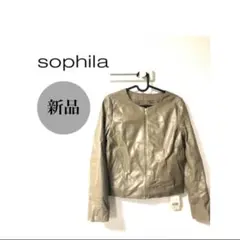 sophilaレザージャケット A－2シンセティックレザーブルゾン（ブルゾン/ジャンバー） | tk