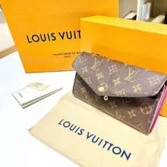 ルイ・ヴィトン モノグラム ポルトフォイユ サラ フューシャ