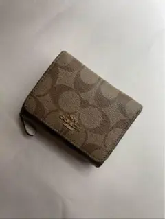 【美品】コーチ　三つ折り財布