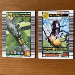 ムシキング　ムシ、わざカード　　 セット