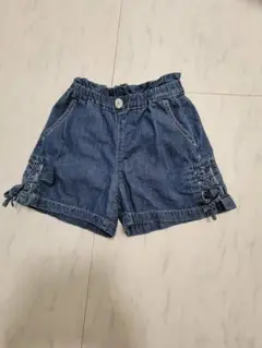 キッズ デニムショートパンツ