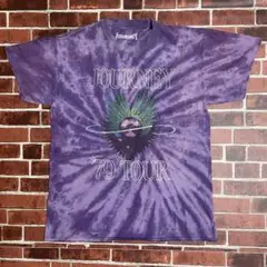 《ビッグプリント》バンドTシャツJourney ジャーニーツアーTシャツタイダイ