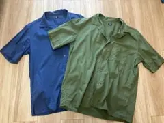 ☆UNIQLO オープンカラーシャツ2枚セット★