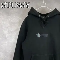【即完売品】STUSSY ステューシー バタフライ 蝶 刺繍ロゴ パーカー