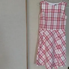 BURBERRY チェック柄 ノースリーブ ワンピース 150A