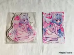 桃稚ちあ タペストリー セット 桃稚 ちあ🎀コラボカフェ9/13-26／POPUP 9/20-26 (@chia_momochi