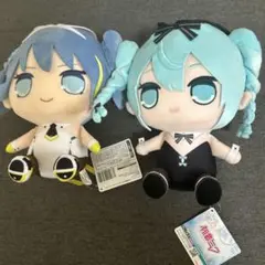 初音ミク きゅるマルぬいぐるみ、ツインテールぬいぐるみ2体セット