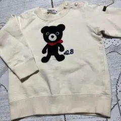 美品☆ミキハウス☆ダブルビー☆トレーナー☆90