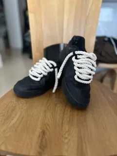 Nike エアフォース　ロープ加工　ブラック