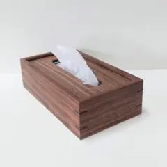 木製ティッシュペーパーBOX（B.W）