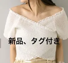 クロスシャーリングブラウス