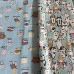 CHIKO☘︎☕︎ ฅ ʕ•ᴥ•ʔ ฅさま　ダブルガーゼ　2種類