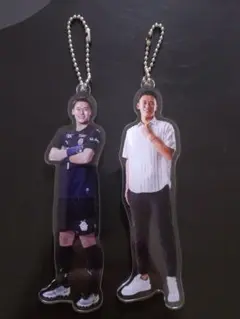 沖悠哉　アクリルキーホルダー　私服＆ユニホームバージョン　2種　清水エスパルス