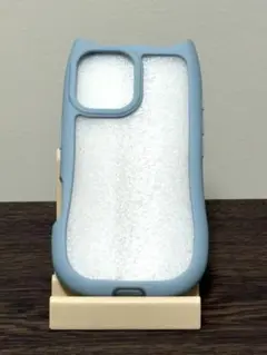 猫耳デザイン iPhone16ケース 青