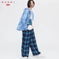 UNIQLO MARNI ドレープイージーワイドストレートパンツ S