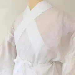 【新品未使用】洗える通年用半襦袢Lサイズ(半衿付き)