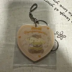 ポムポムプリン ハート型アクリルチャーム 池袋店 リニューアル 記念