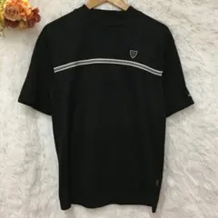 ★ジャガークラブ★クルーネック 半袖 Tシャツ 【L】 ゴルフ スポーツ 黒