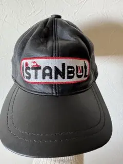 ISTANBUL 100%レザーキャップ