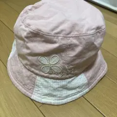 布製子供用帽子　薄ピンク【値下げしました】