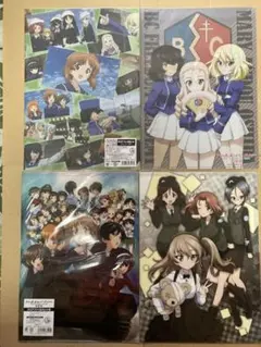 ガールズ&パンツァー クリアファイルセット4種