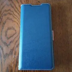 ネイビー 手帳型ケース Android用