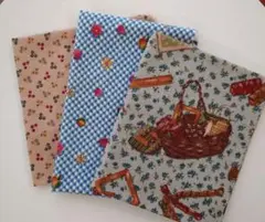 QUILT PARTY✤生地3種／USプリント、他／パッチワーク、キルト