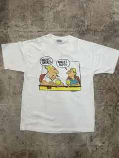 90s MADE IN USA コミックイラスト Tシャツ