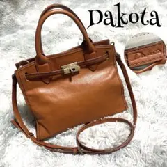 t0236【ダコタ】極美品 2way ケリー ショルダー ハンドバック オーリオ